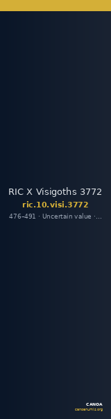 RIC X Visigoths 3772 — CANOA