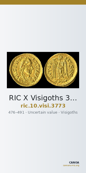 RIC X Visigoths 3773 — CANOA
