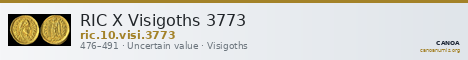 RIC X Visigoths 3773 — CANOA