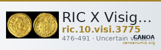 RIC X Visigoths 3775 — CANOA