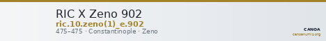 RIC X Zeno 902 — CANOA