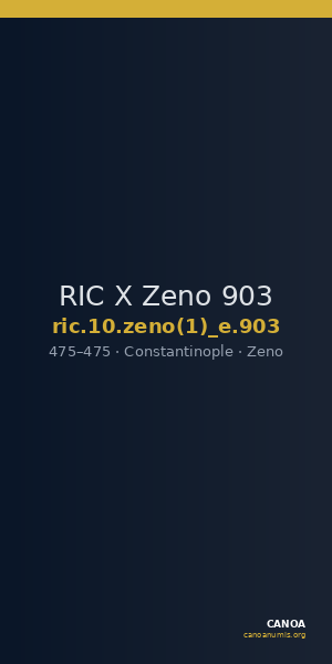 RIC X Zeno 903 — CANOA