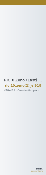 RIC X Zeno (East) 918 — CANOA