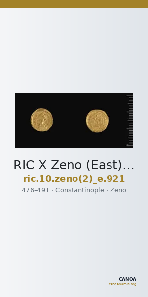 RIC X Zeno (East) 921 — CANOA