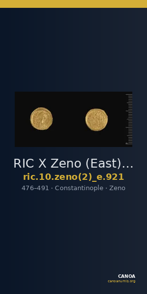 RIC X Zeno (East) 921 — CANOA