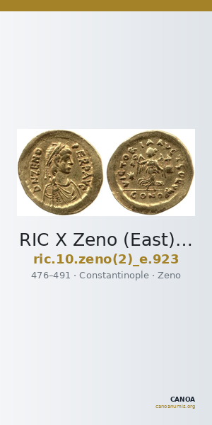 RIC X Zeno (East) 923 — CANOA