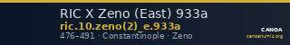 RIC X Zeno (East) 933a — CANOA