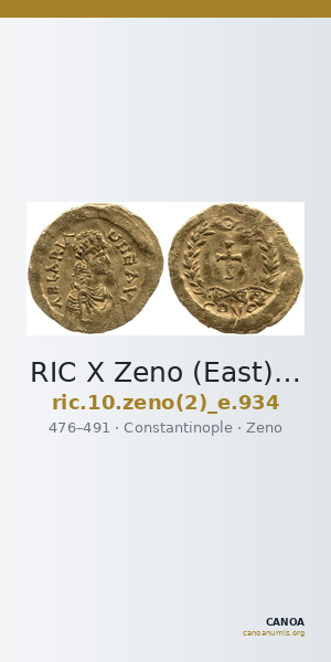 RIC X Zeno (East) 934 — CANOA