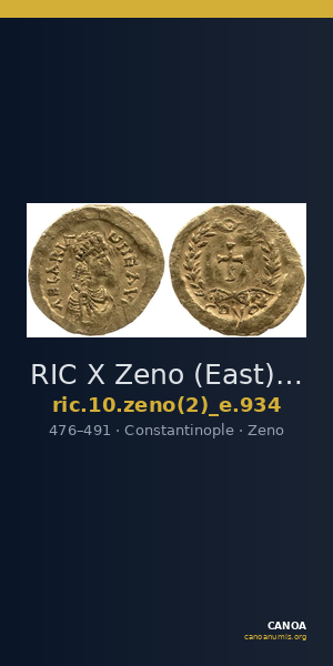 RIC X Zeno (East) 934 — CANOA