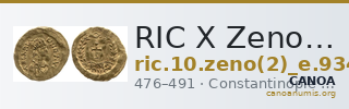 RIC X Zeno (East) 934 — CANOA