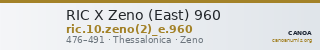 RIC X Zeno (East) 960 — CANOA