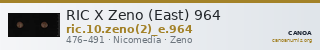 RIC X Zeno (East) 964 — CANOA