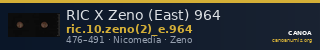 RIC X Zeno (East) 964 — CANOA