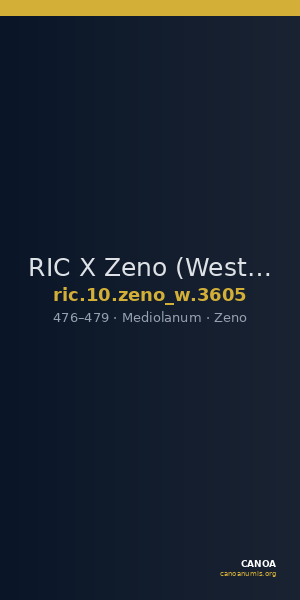 RIC X Zeno (West) 3605 — CANOA
