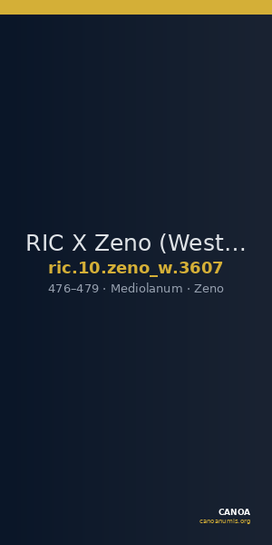 RIC X Zeno (West) 3607 — CANOA