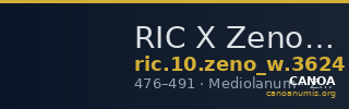 RIC X Zeno (West) 3624 — CANOA