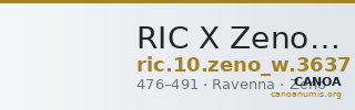 RIC X Zeno (West) 3637 — CANOA
