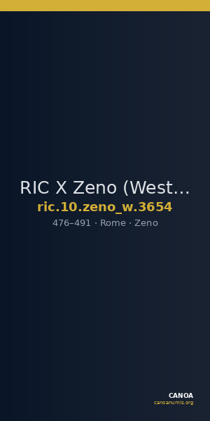 RIC X Zeno (West) 3654 — CANOA
