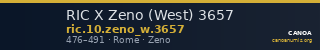 RIC X Zeno (West) 3657 — CANOA