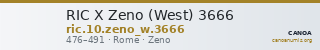 RIC X Zeno (West) 3666 — CANOA