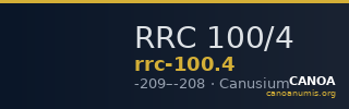 RRC 100/4 — CANOA