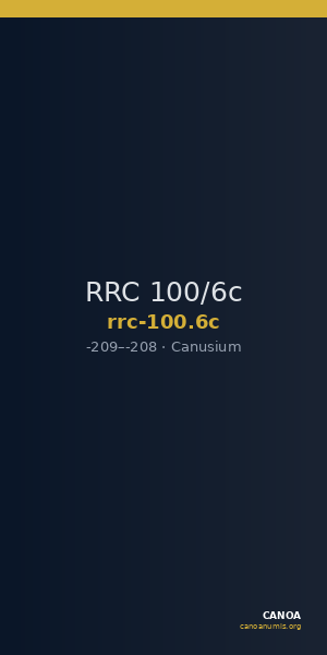 RRC 100/6c — CANOA