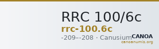 RRC 100/6c — CANOA