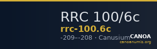 RRC 100/6c — CANOA