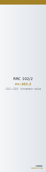 RRC 102/2 — CANOA