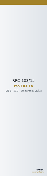 RRC 103/1a — CANOA
