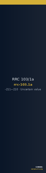 RRC 103/1a — CANOA