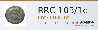 RRC 103/1c — CANOA