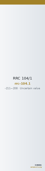 RRC 104/1 — CANOA