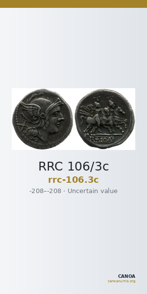 RRC 106/3c — CANOA