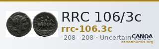 RRC 106/3c — CANOA