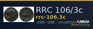 RRC 106/3c — CANOA