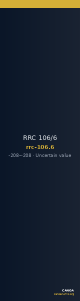 RRC 106/6 — CANOA