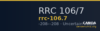 RRC 106/7 — CANOA