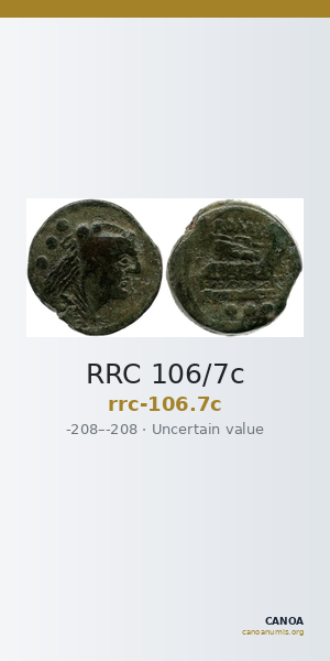 RRC 106/7c — CANOA