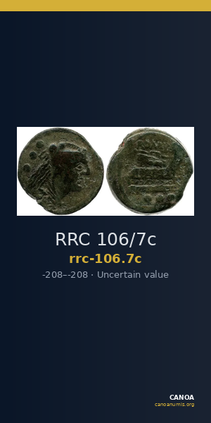 RRC 106/7c — CANOA