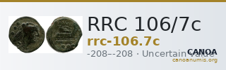 RRC 106/7c — CANOA