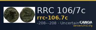 RRC 106/7c — CANOA