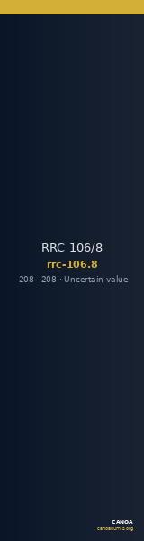 RRC 106/8 — CANOA