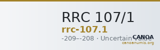 RRC 107/1 — CANOA