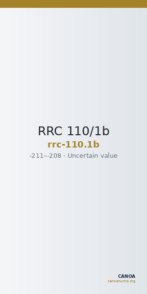 RRC 110/1b — CANOA