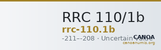 RRC 110/1b — CANOA