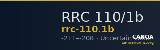 RRC 110/1b — CANOA