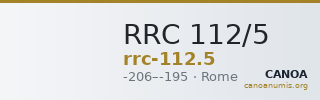 RRC 112/5 — CANOA
