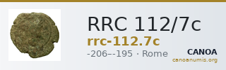 RRC 112/7c — CANOA
