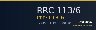 RRC 113/6 — CANOA